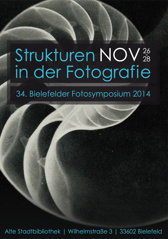Ausstellungsplakat, 34. Bielefelder Fotosymposium, © 2014